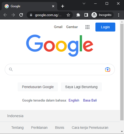 Cara Masuk Google Com SG dengan Mudah
